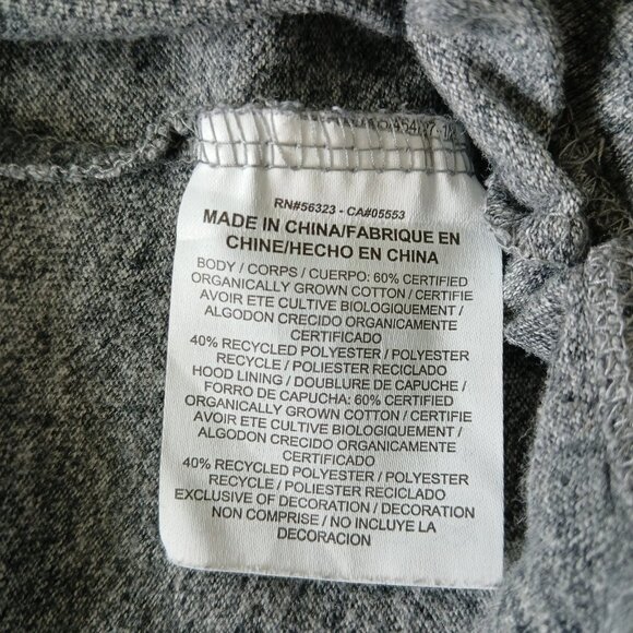 Nike Sweater Womens Medium Gray Sweatshirt Hoodie Lightweight Swoosh 823701-091 - Picture 8 of 10